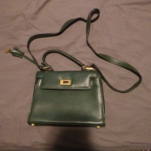 Hermes Green shoulder purse